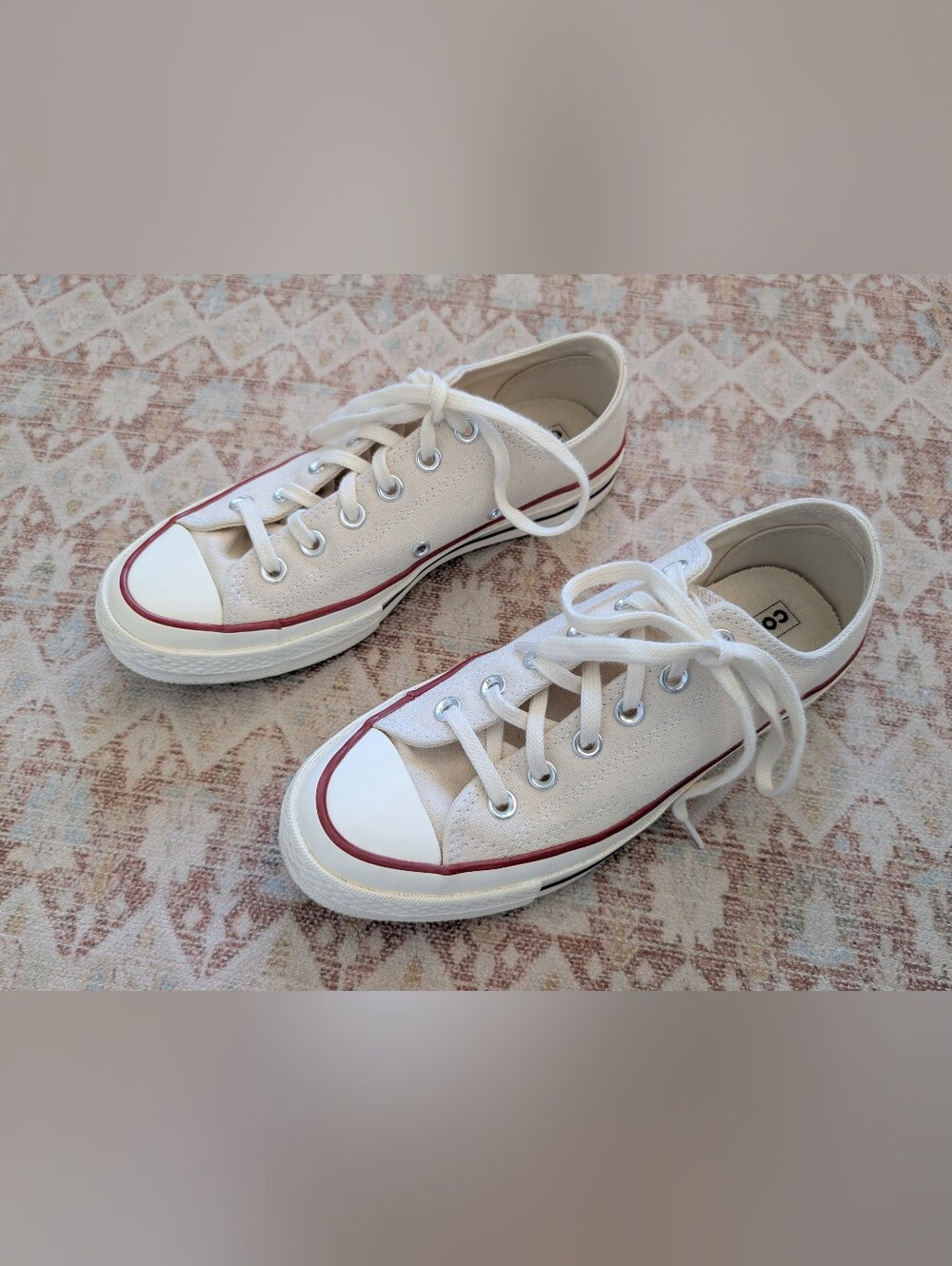 Converse Chuck Taylor All Star 70s Parchment/Garnet/Egret - M 5.5/W 7.5